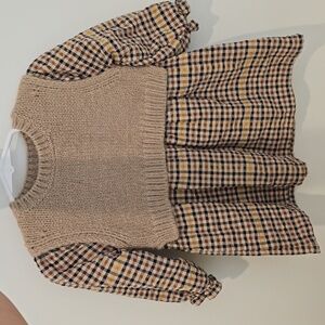 ZARA girls Dress 9-12 m